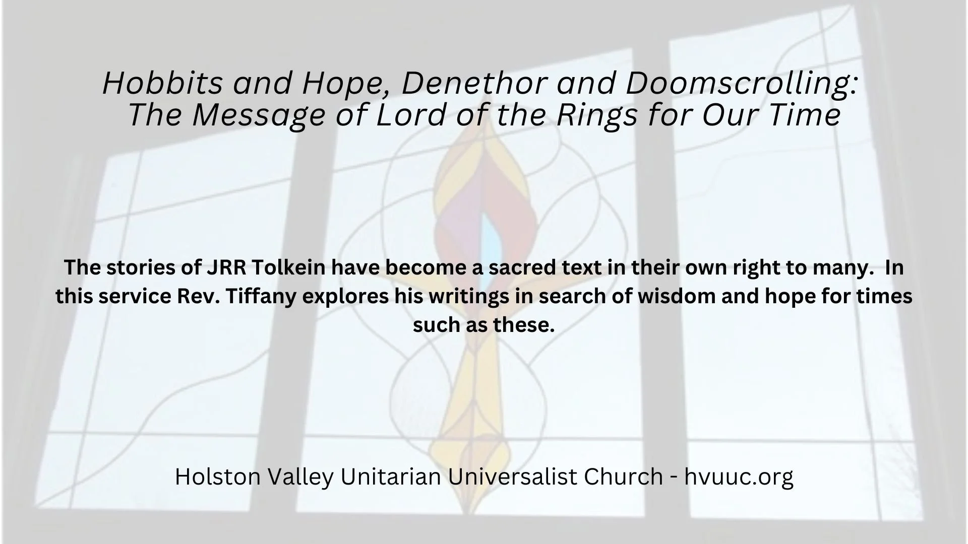 Hobbits and Hope, Denethor and Doomscrolling: The Message of Lord of the Rings for Our Time