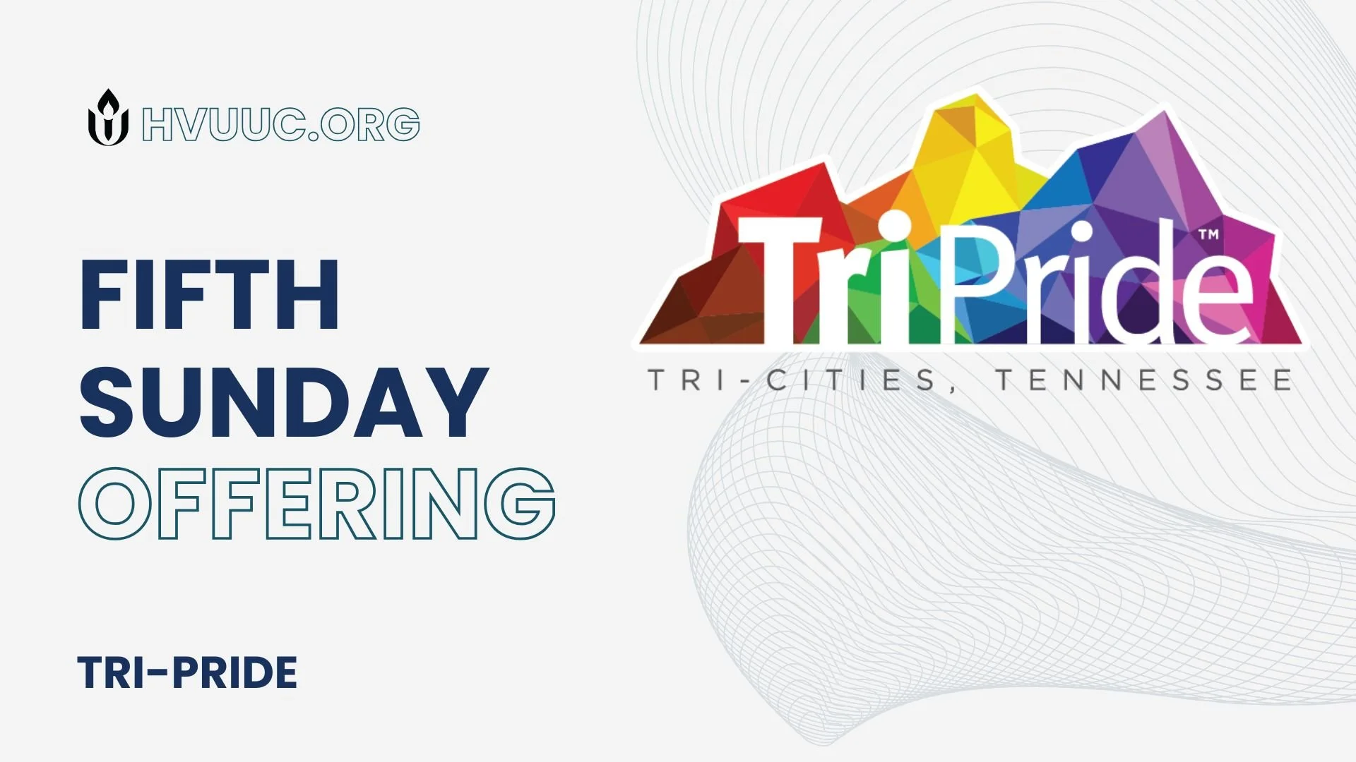 5th Sunday Offering - TriPride