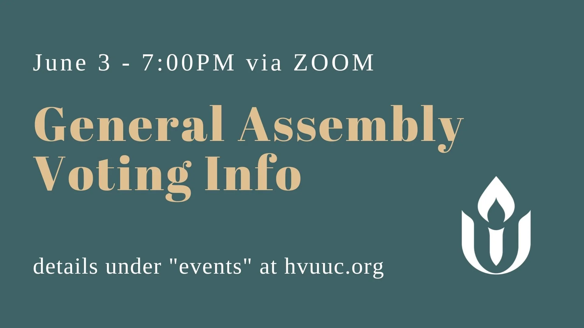 General Assembly Voting Information Meeting