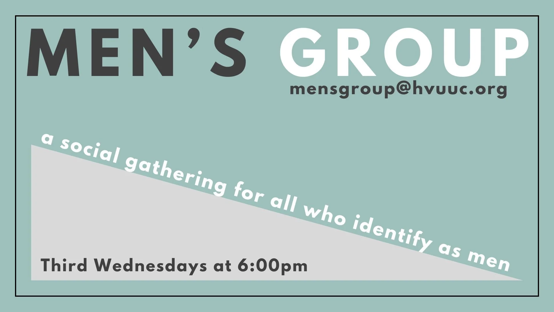 Men's Group July Gathering