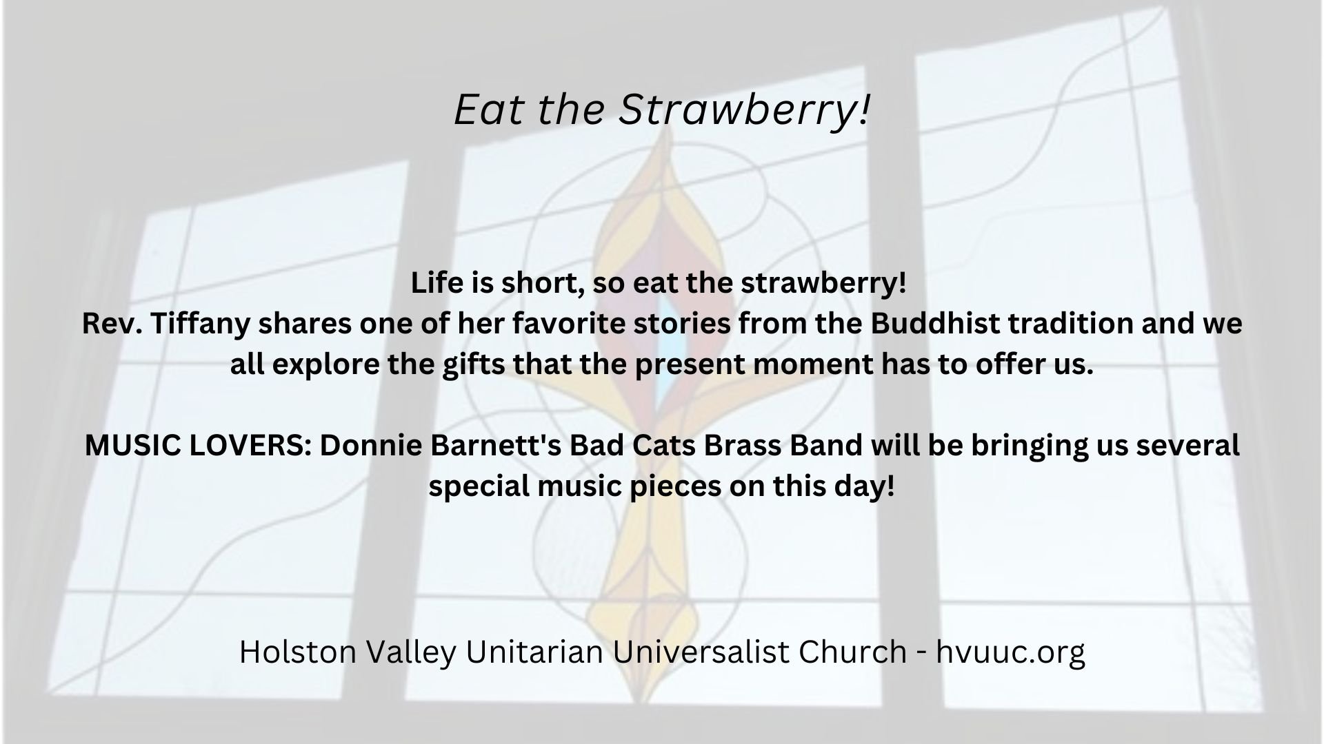 Eat the Strawberry!