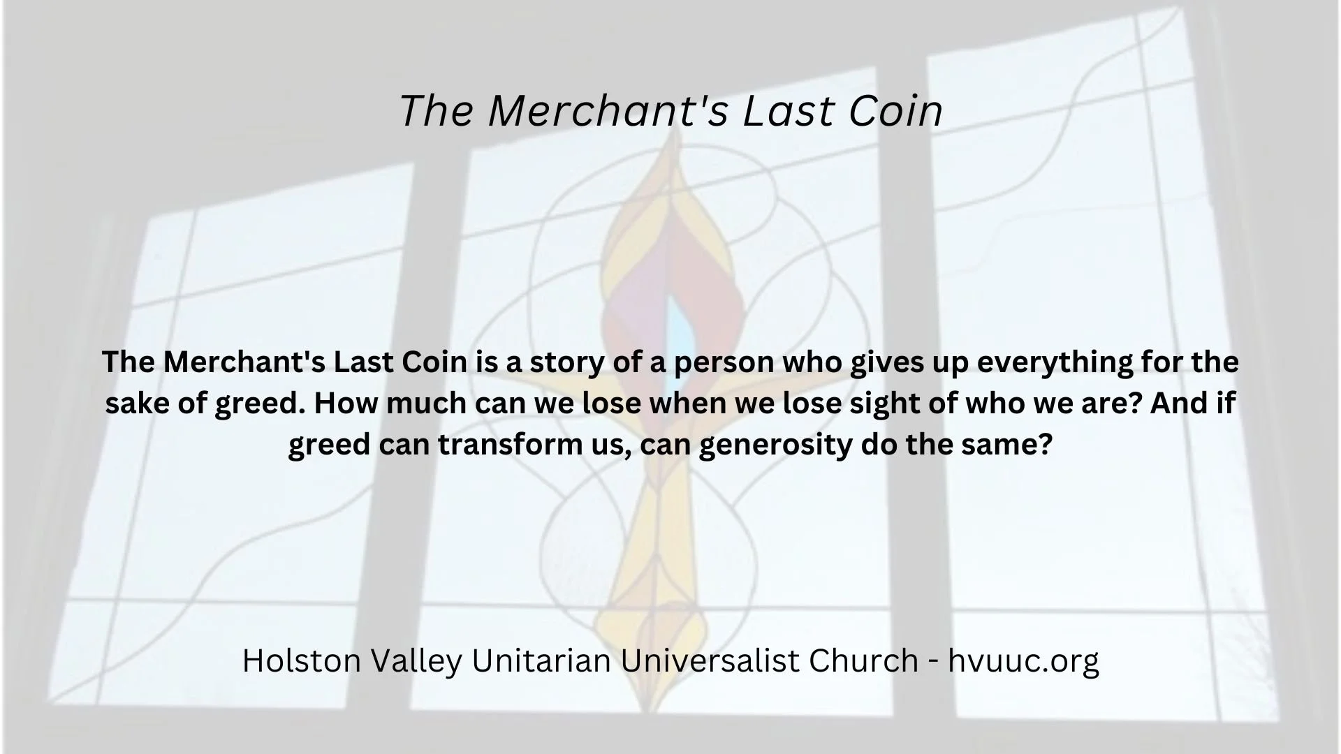 The Merchant's Last Coin