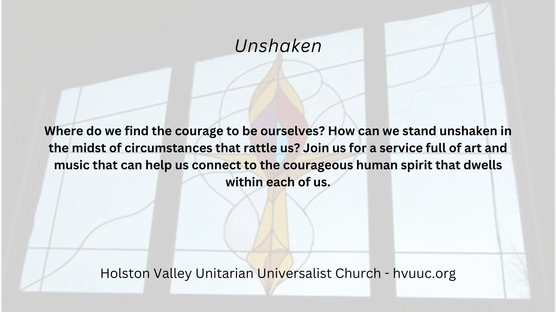 Unshaken