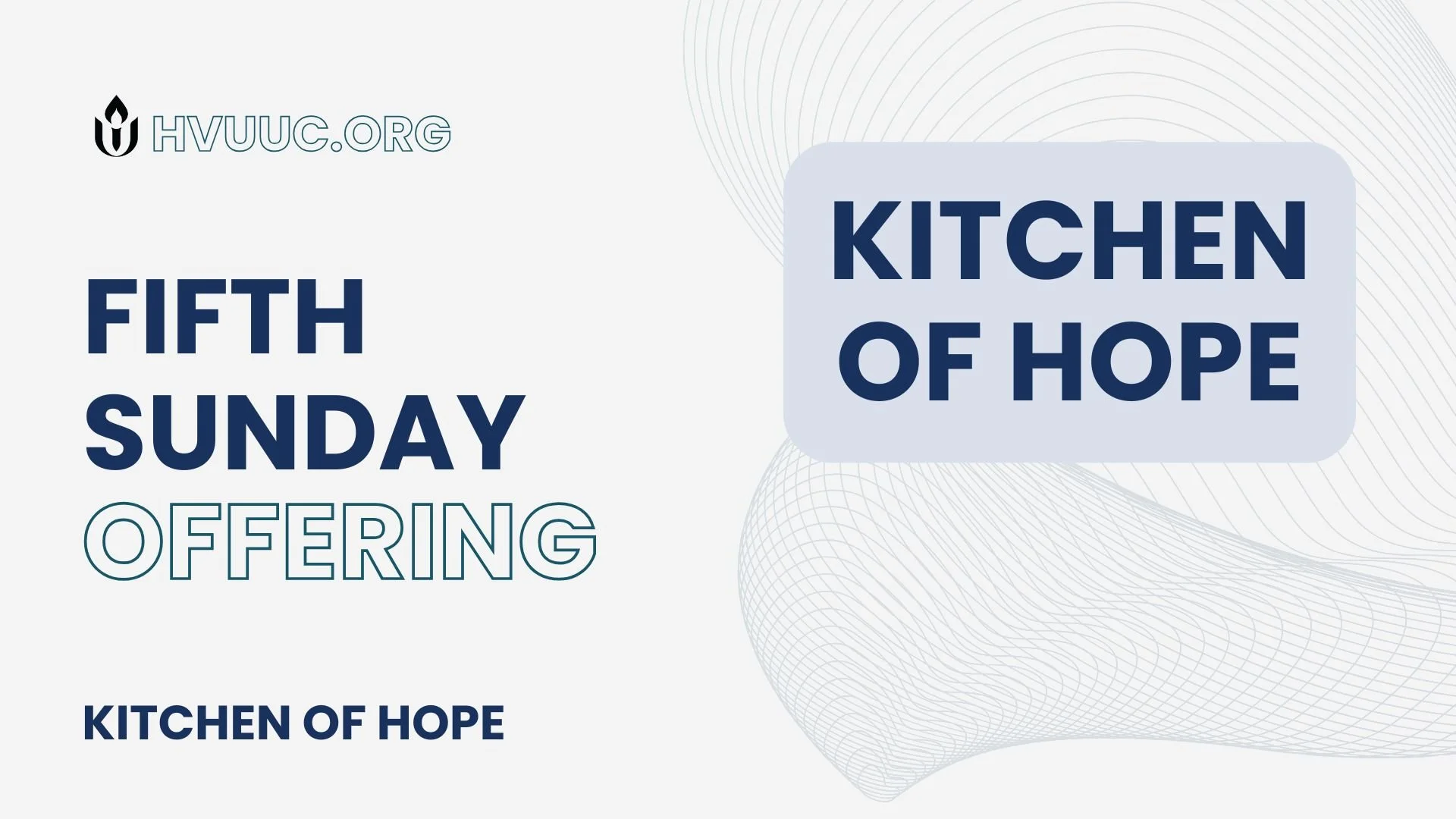 Fifth Sunday August 30th
