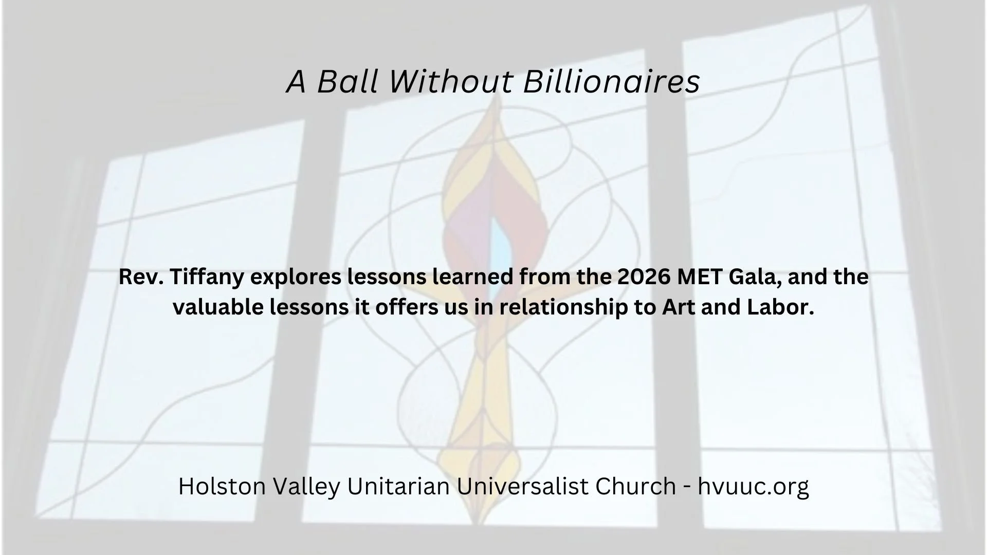 A Ball Without Billionaires - No RE This week