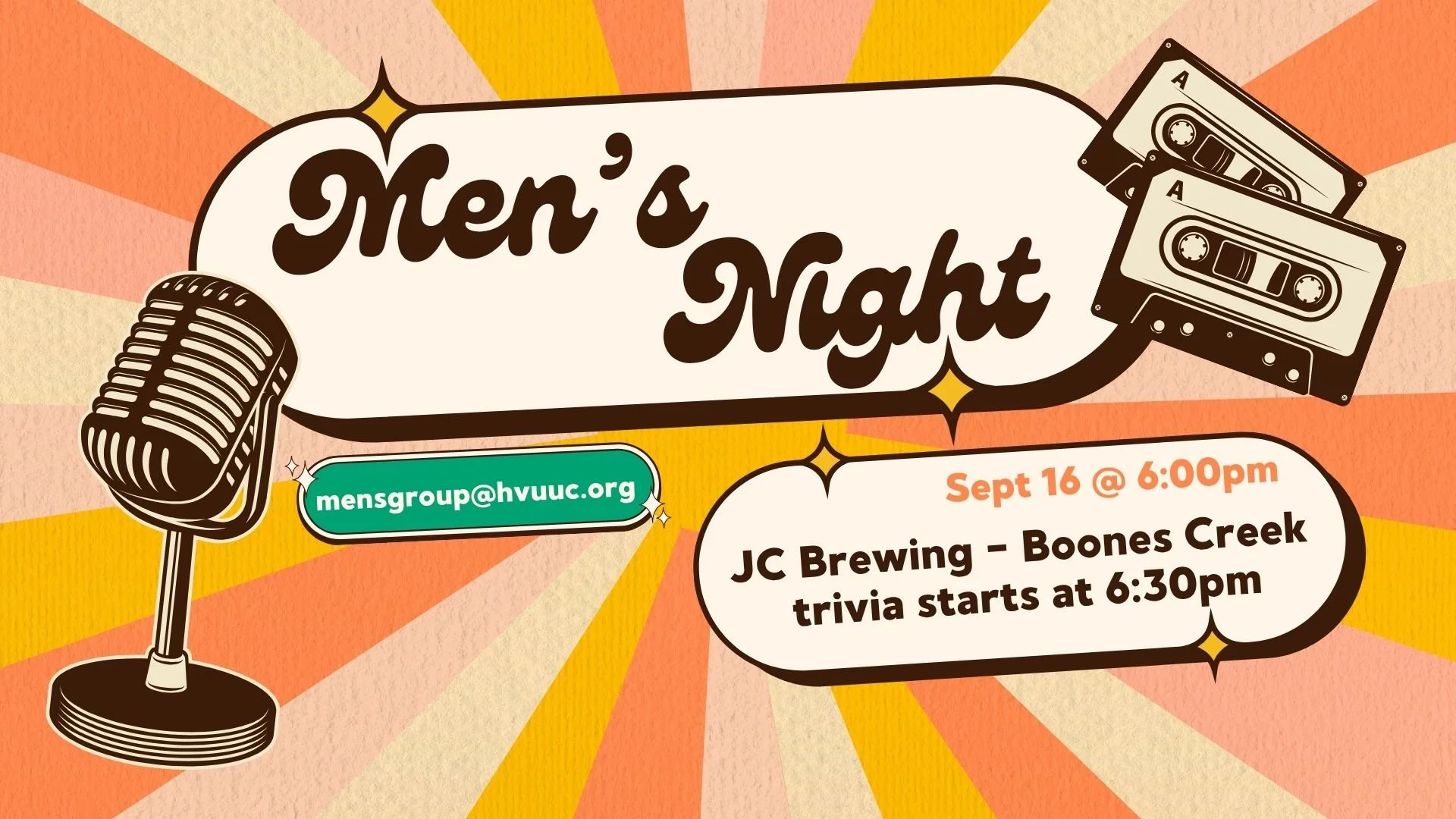 Men's Group - Trivia @ JC Brewing Boones Creek