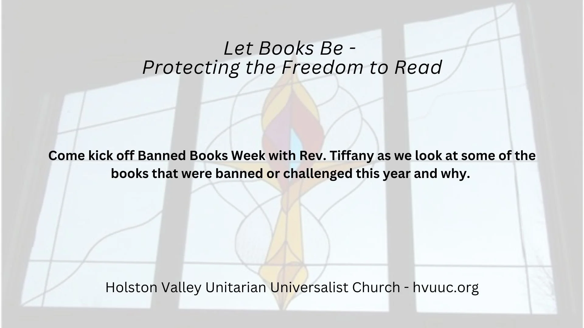 Let Books Be - Protecting the Freedom to Read