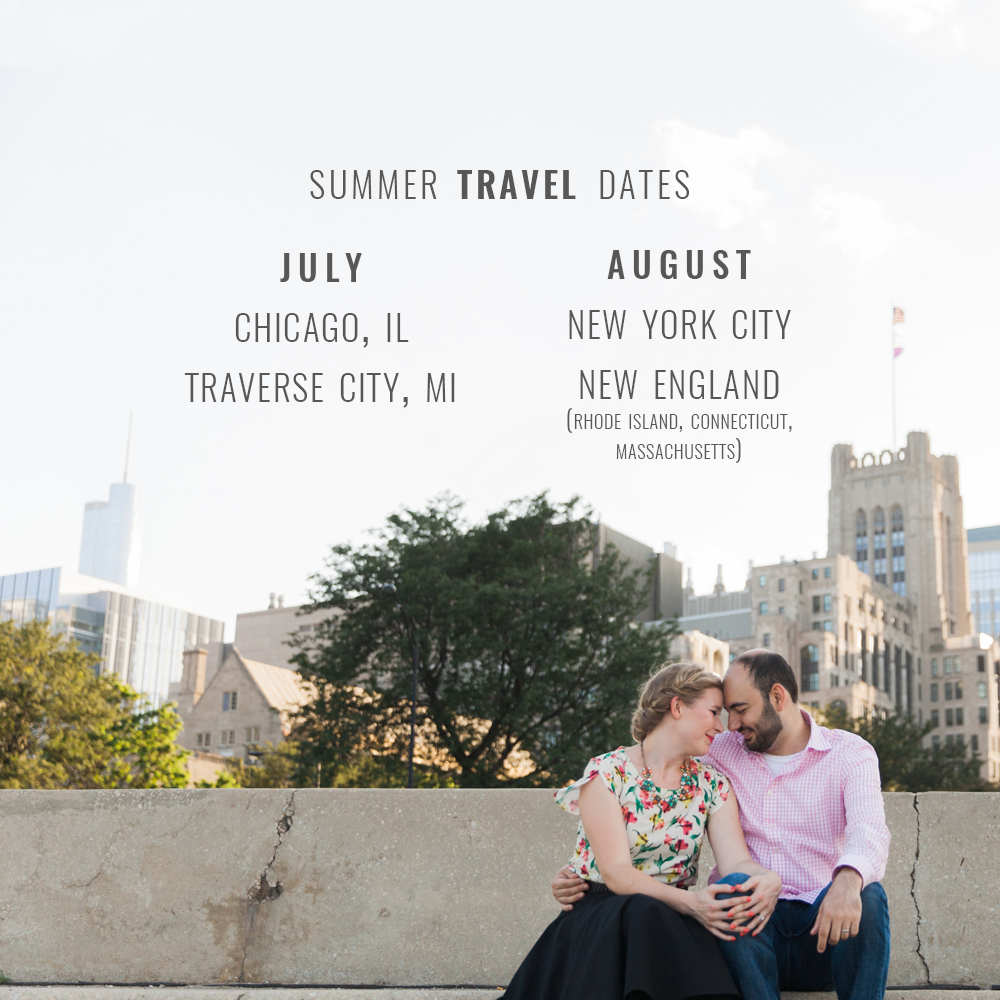 Summer Travel Dates 2017
