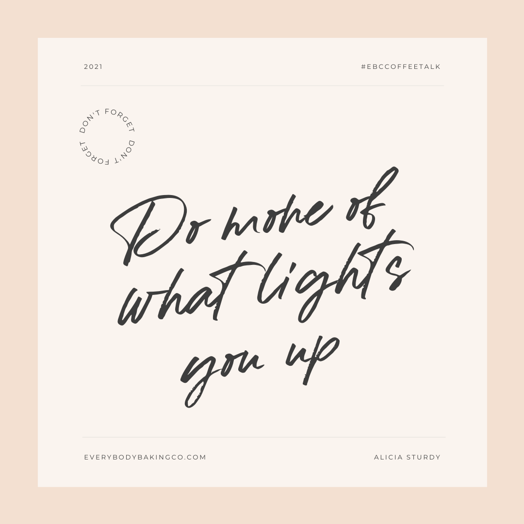 One little spark.