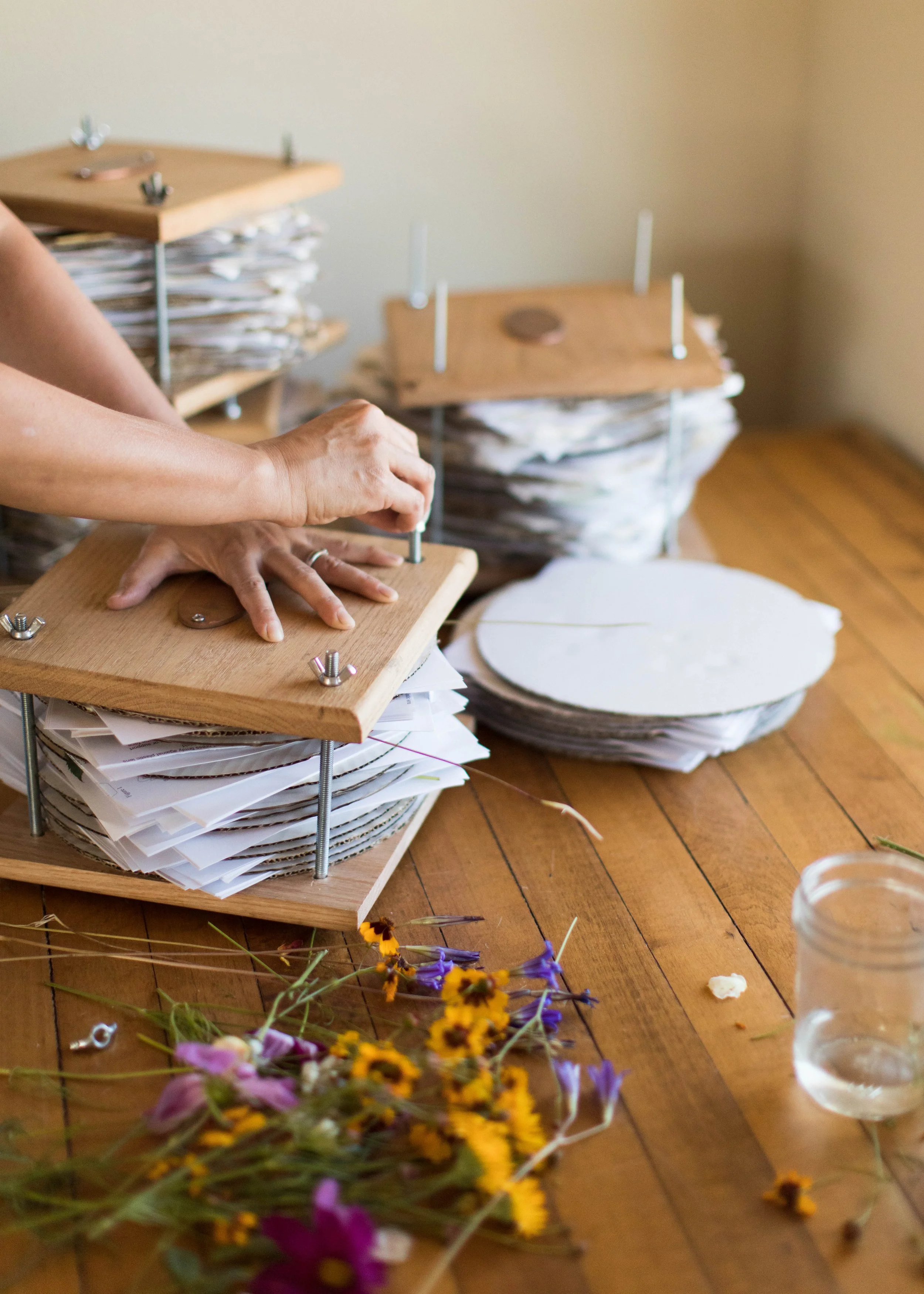 Handmade Flower Press — Modern Pressed Flower