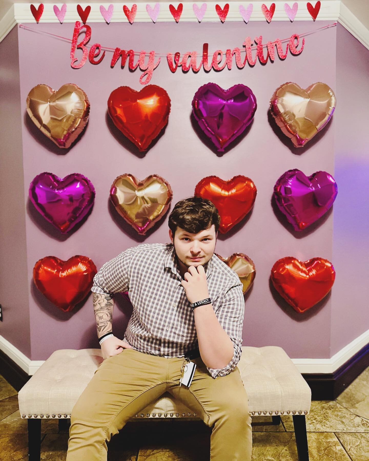 Be sure to take advantage of our Valentine&rsquo;s Day photo wall!! Can your photo top @n._.will&rsquo;s?!? #tagus #thedelaneyhouse #theplacetobe