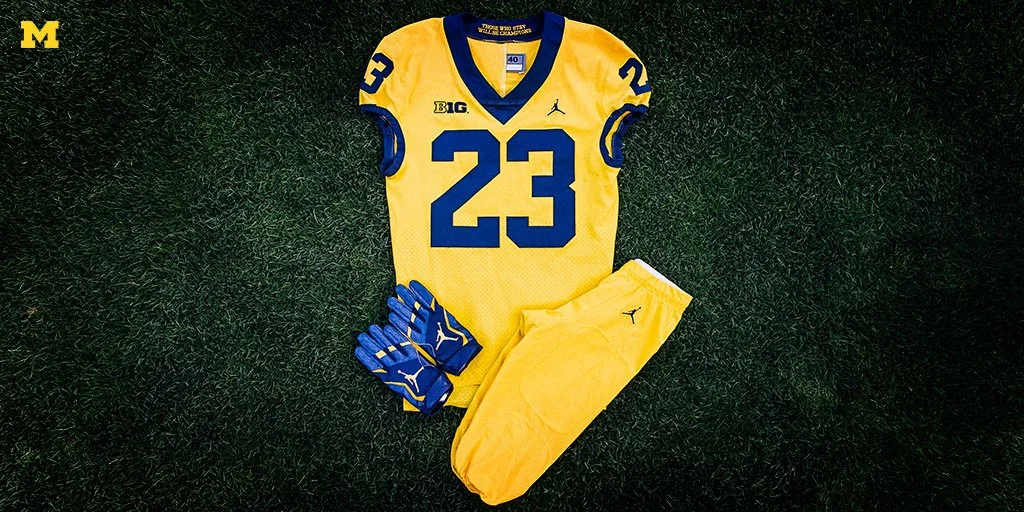 Michigan And Florida Will Take The Field This Weekend In Nike Color Rush Uniforms Lindsey Gamble