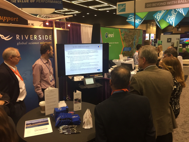 Presentation at the Riverside booth