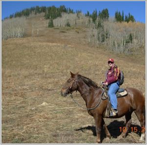 Carroll and Amos in Crested Butte. For the record, Carroll is the one in the hat.