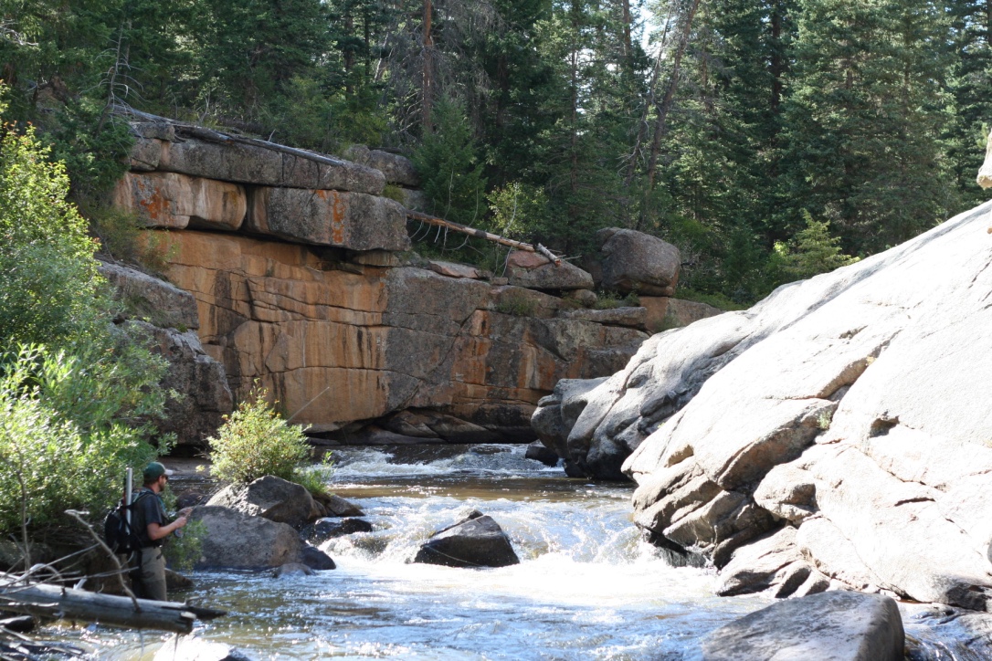 Sean McFeely Fly-fishing on the Cache La Poudre River in Colorado