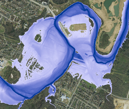 Onion Creek in Austin, TX after catastrophic flooding in 2013. As mapped by RiverTrak.
