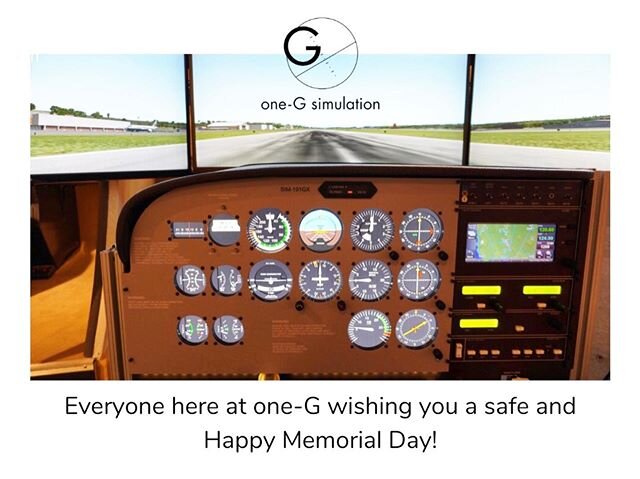 Happy Memorial Day! 🕹🇺🇸#flyoneG #flightsim #flysafe
.
.
.
#learntofly #flighttraining #studentpilot #privatepilot #atp #flightinstructor #commercialpilot #aviators #pilot #pilotlife #generalaviation #airplanes #aircraft #instaplane #flying #aviati