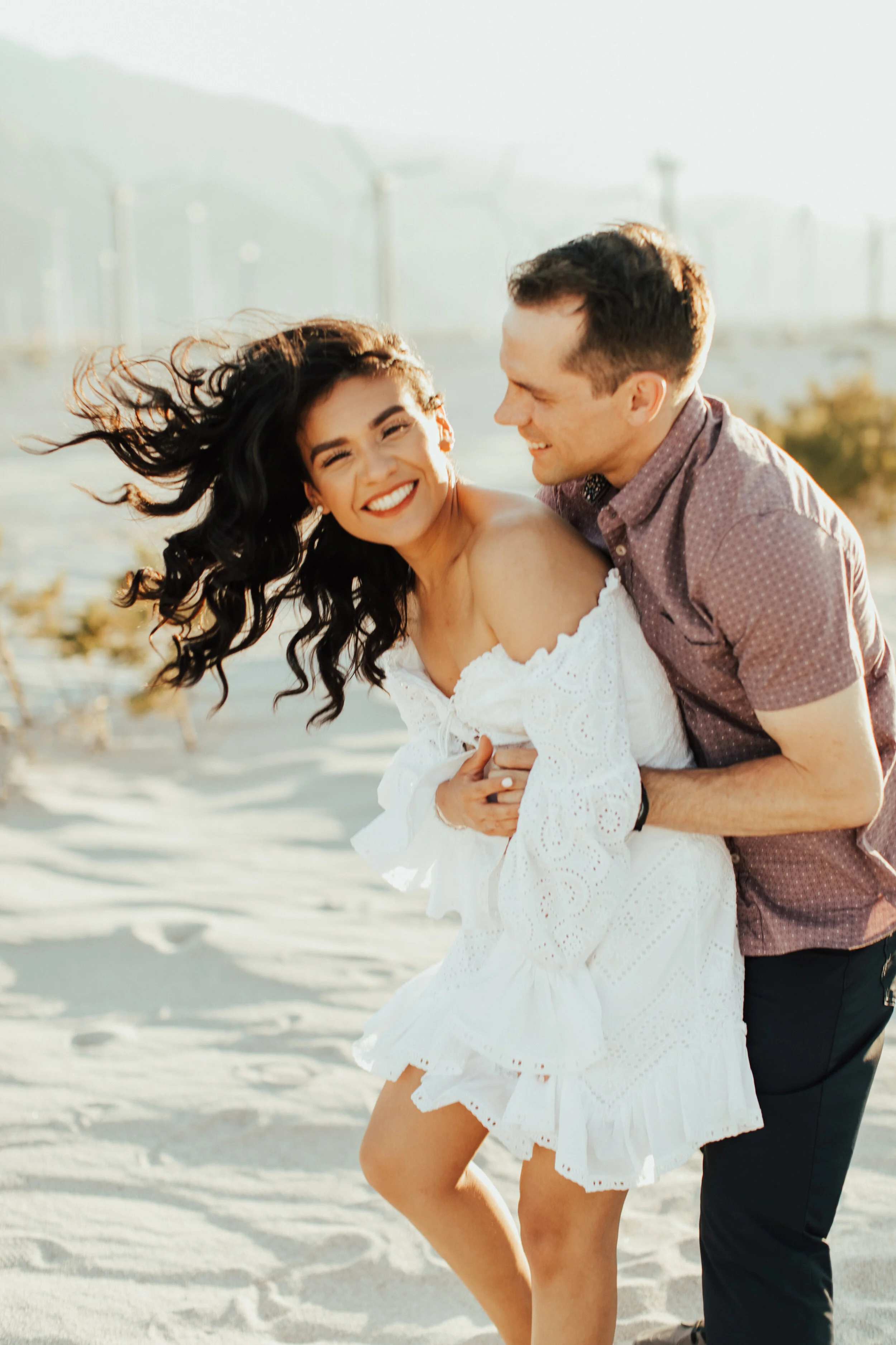 Palm Springs Engagement Session | Judith + Eric