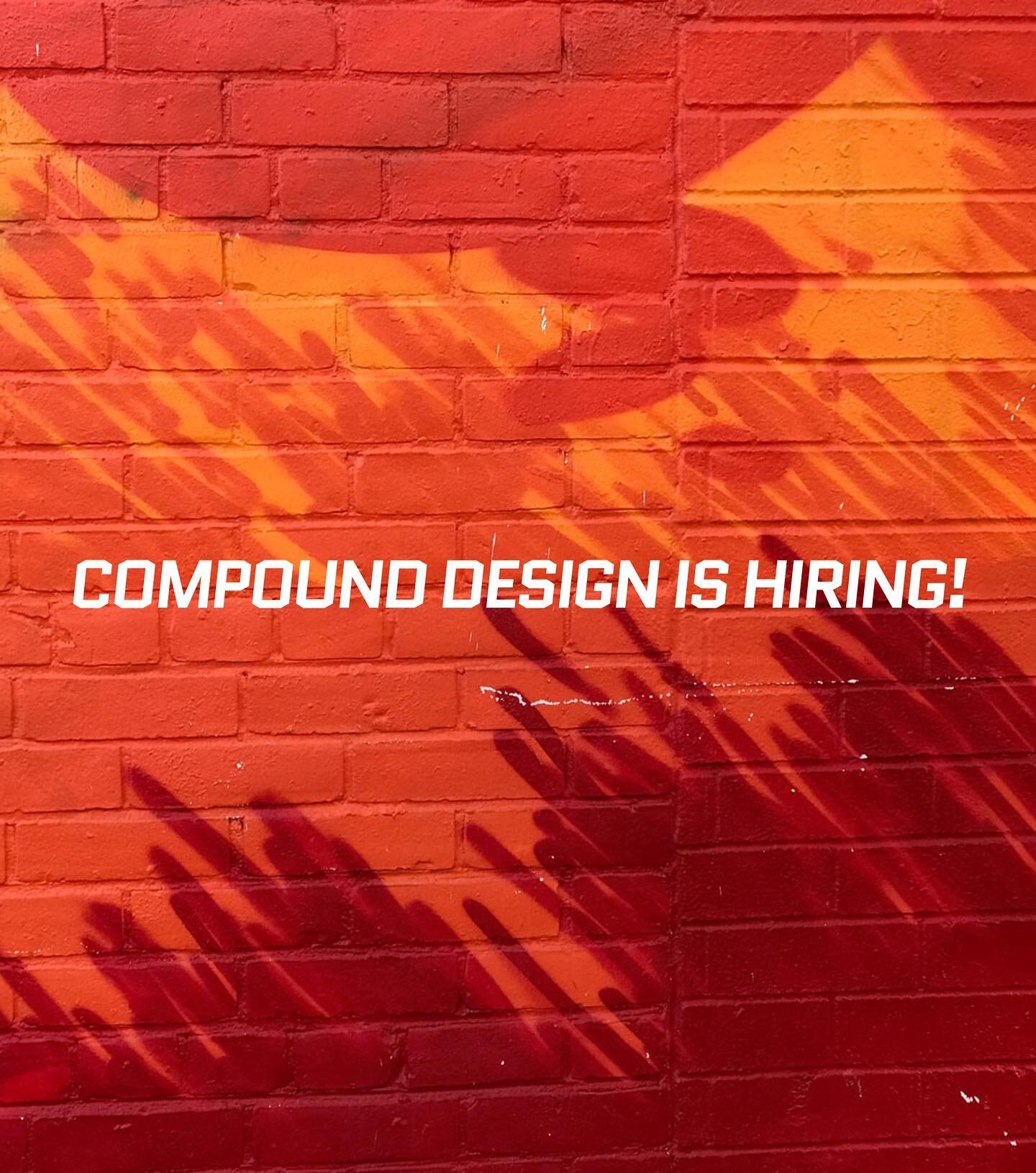 Compound Design is a dynamic custom millwork, furniture and architectural paneling company and we&rsquo;re looking for our next full-time teammate. 

Our ideal candidate should have an exceptional attention to detail &mdash; our work is sharp because
