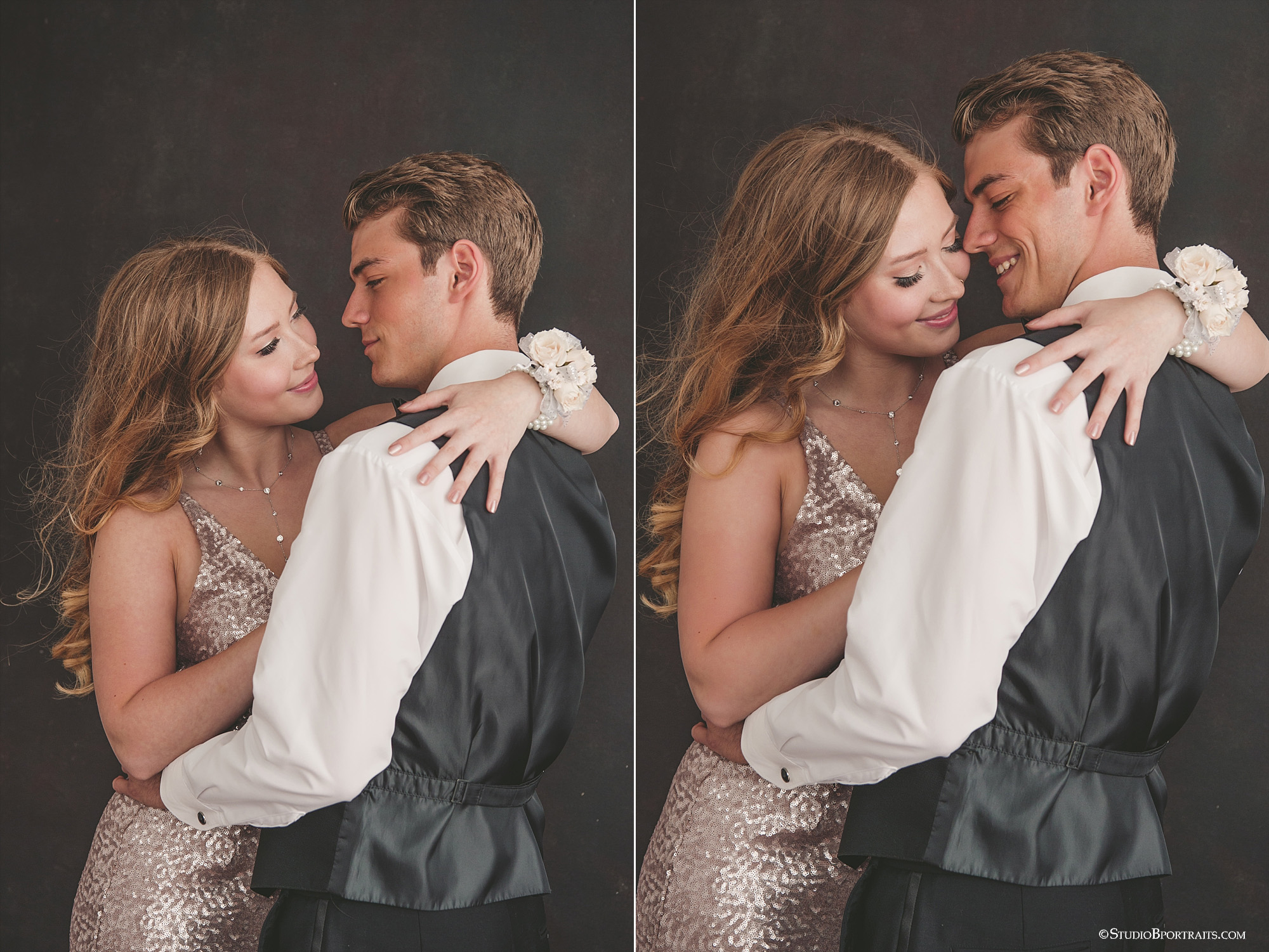 When Brynn and Garrett came to Studio B looking as elegant as if they had walked out of the Titanic ballroom, we knew that nothing short of magic was about to unfold. Everything about these two makes us swoon - from their kind hearts to their impeccable style to their sweet chemistry. Photo Credit: StudioBportraits.com