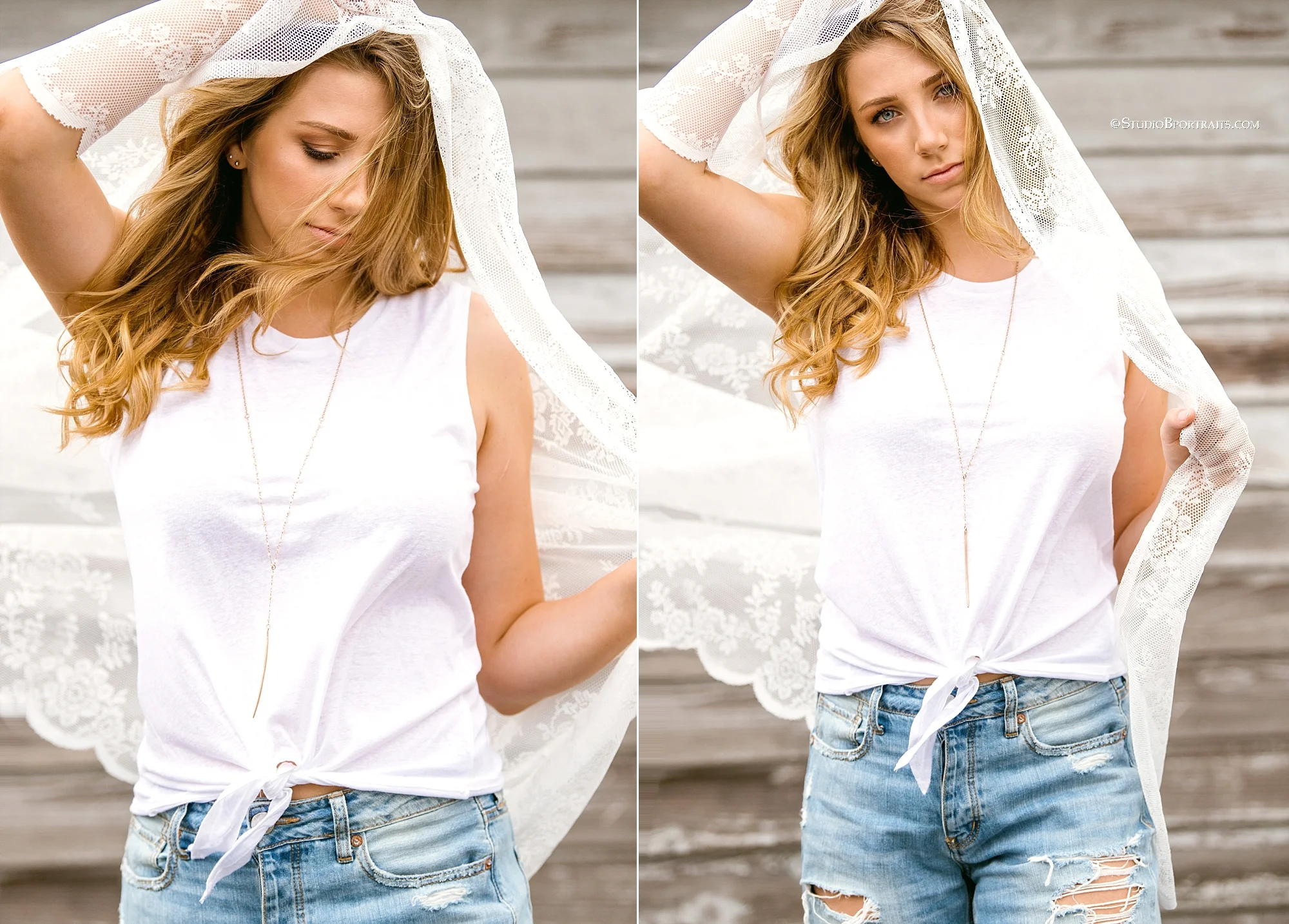 Free People inspired beauty Hailey for Studio B Seniors in Issaquah