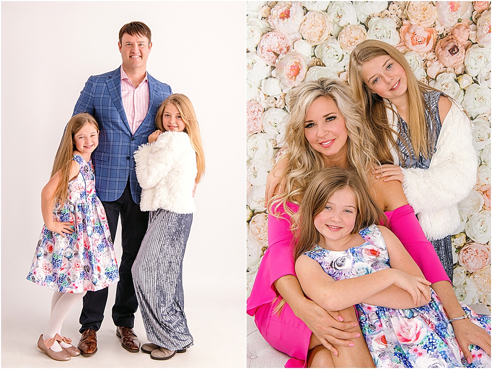 Studio B Portraits_beautiful family with daughters spring studio portrait.jpg