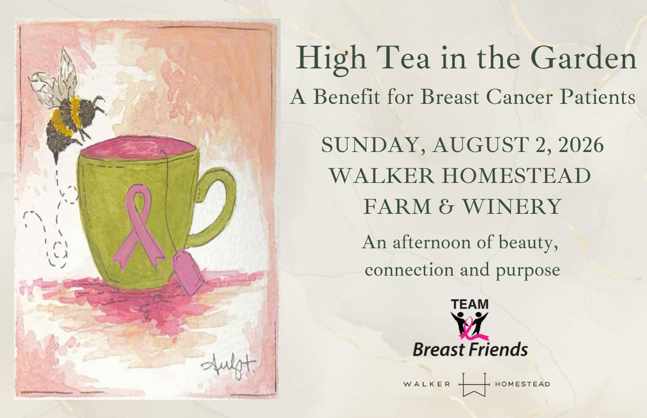 High Tea Garden Party Benefit for Breast Cancer Patients — Walker Homestead
