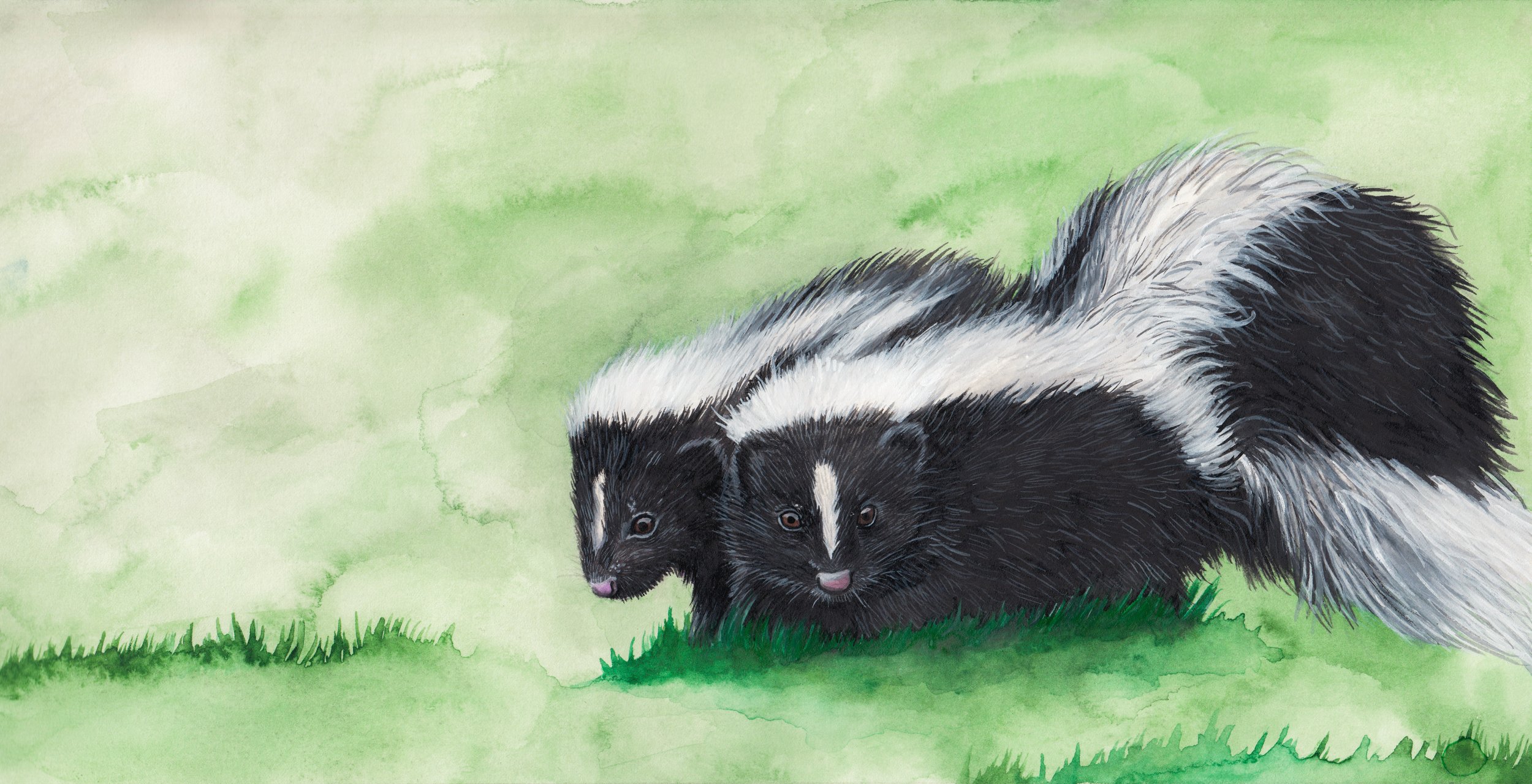 If we were skunks, You wouldn’t need a shower, Cause even if you stunk too much, To me you’d smell like flowers.