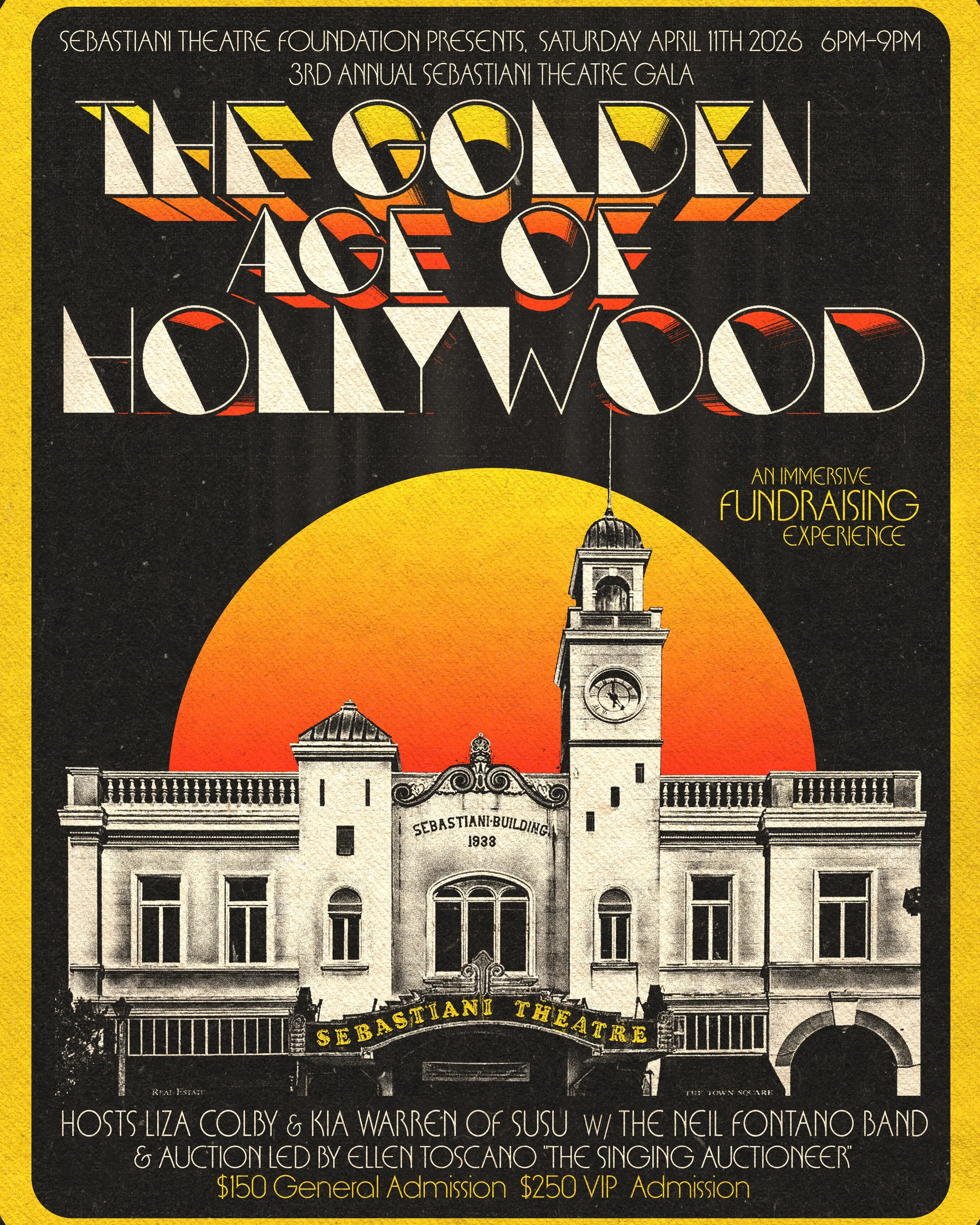 ON SALE NOW! 3rd Annual Gala Fundraiser &amp; Auction April 11th 