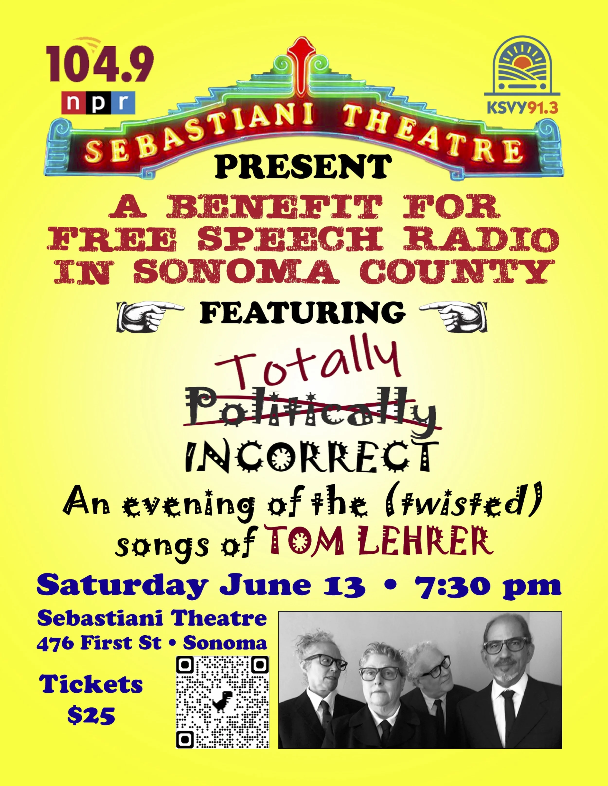 An evening of the twisted songs of Tom Lehrer
