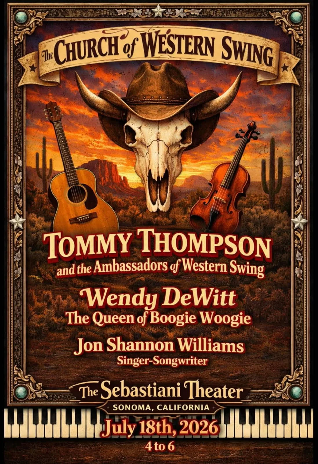 The Church Of Western Swing Fundraiser: With Tommy Thomsen 