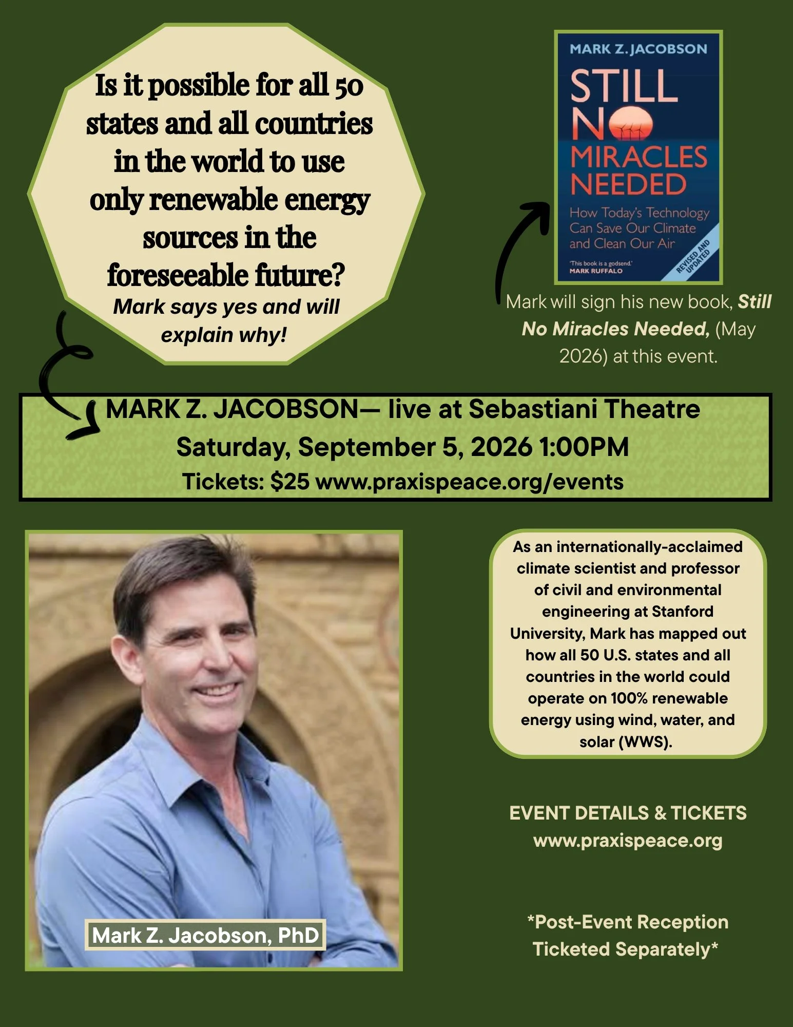 Mark Z. Jacobson: Presented By Praxis Peace