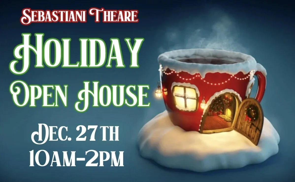 SEBASTIANI THEATRE’S HOLIDAY OPEN HOUSE: With Sean Carscadden Live!