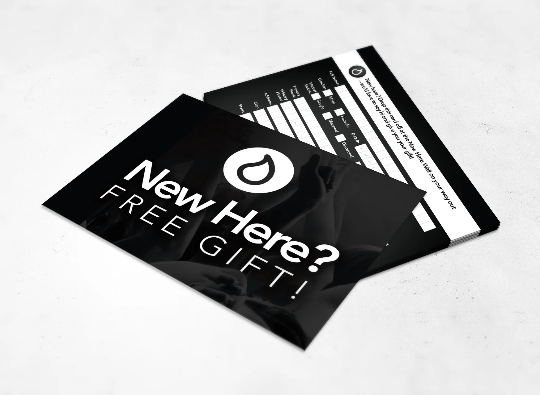 New Here Card For Liquid Church