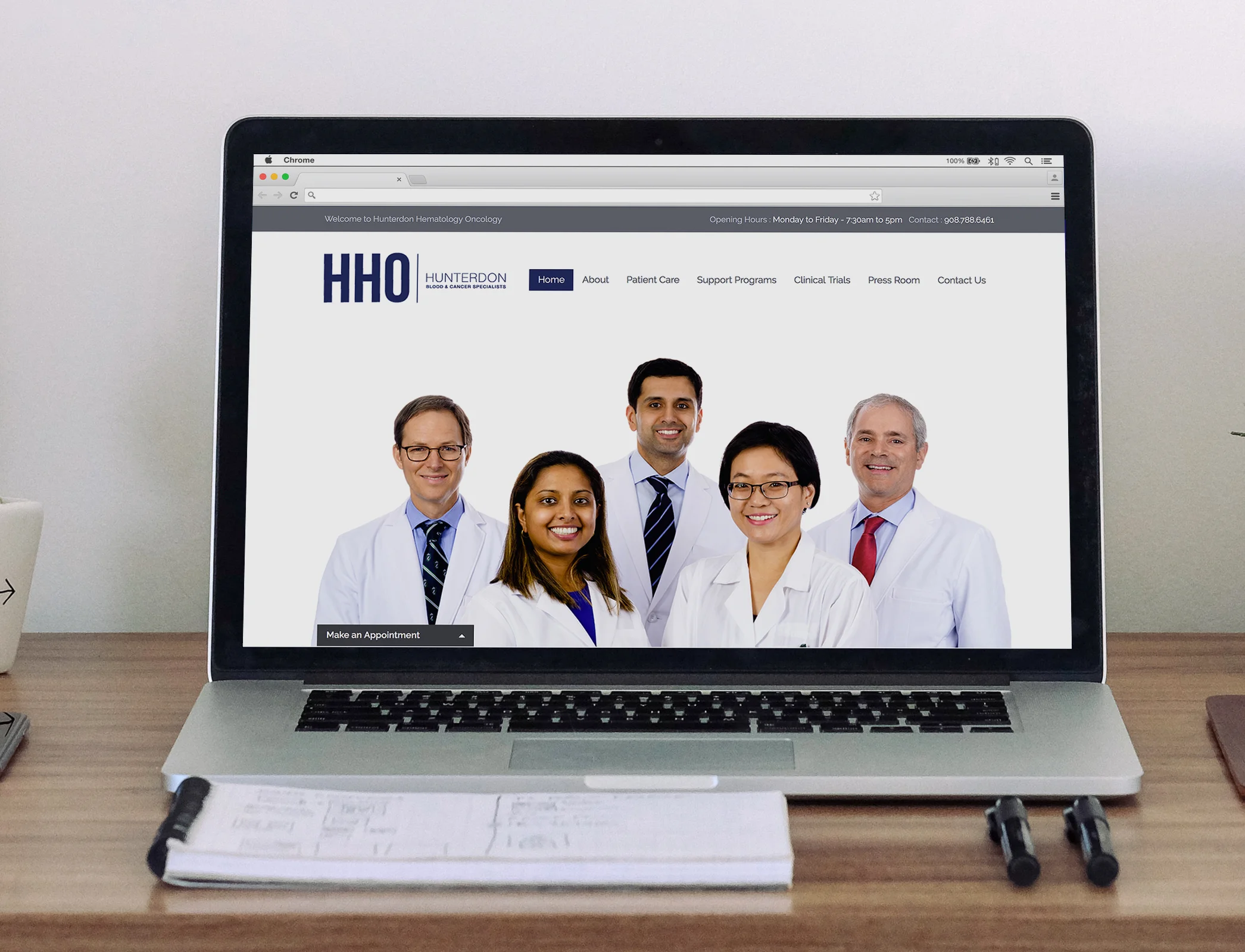 Hunterdon Hematology Oncology Website