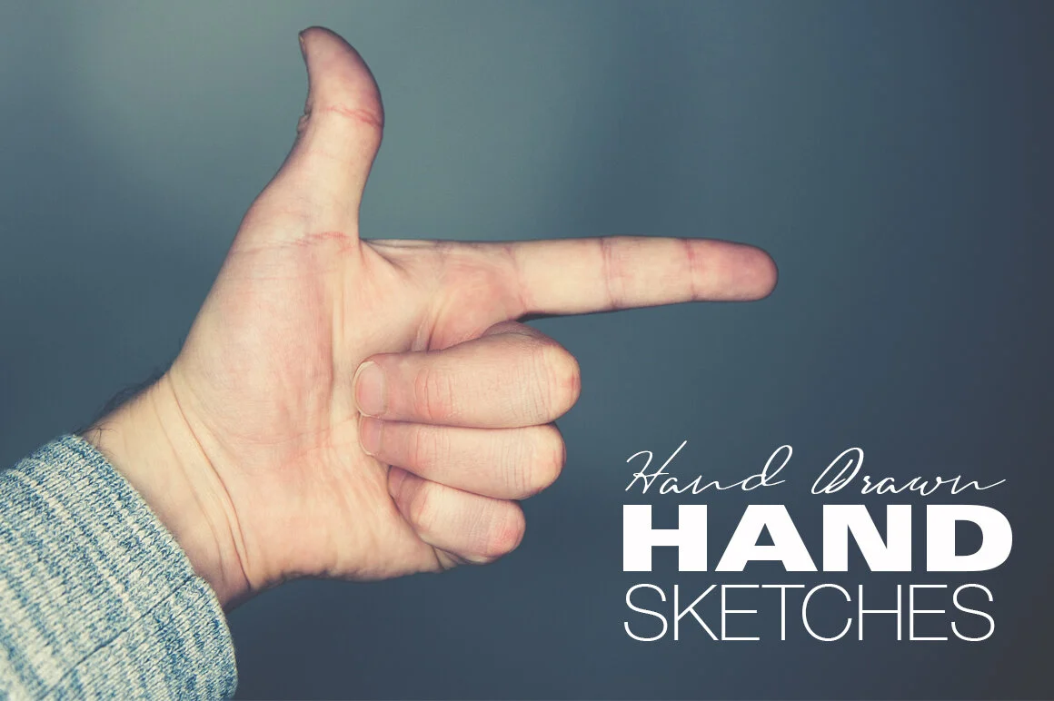 Hand-drawn Hand Sketch Vector Art