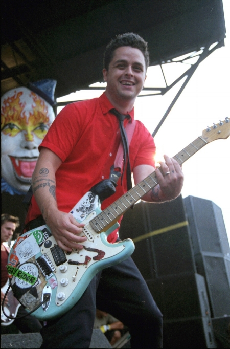 Billie Joe Armstrong of Green Day at Warped Tour (2000)