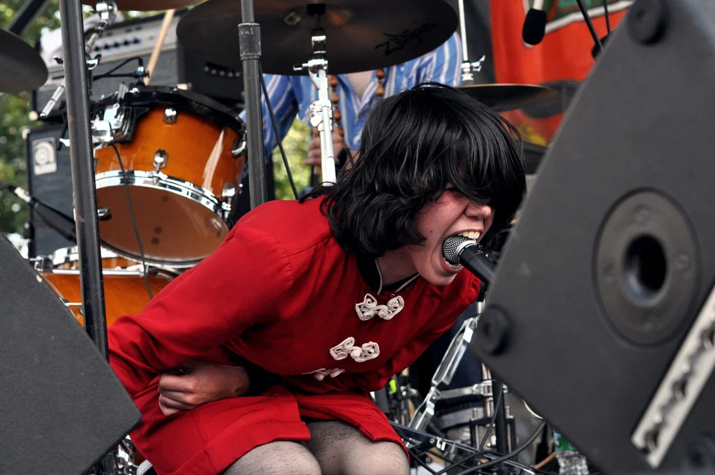 Screaming Females during 10th annual Village Voice Siren Festival