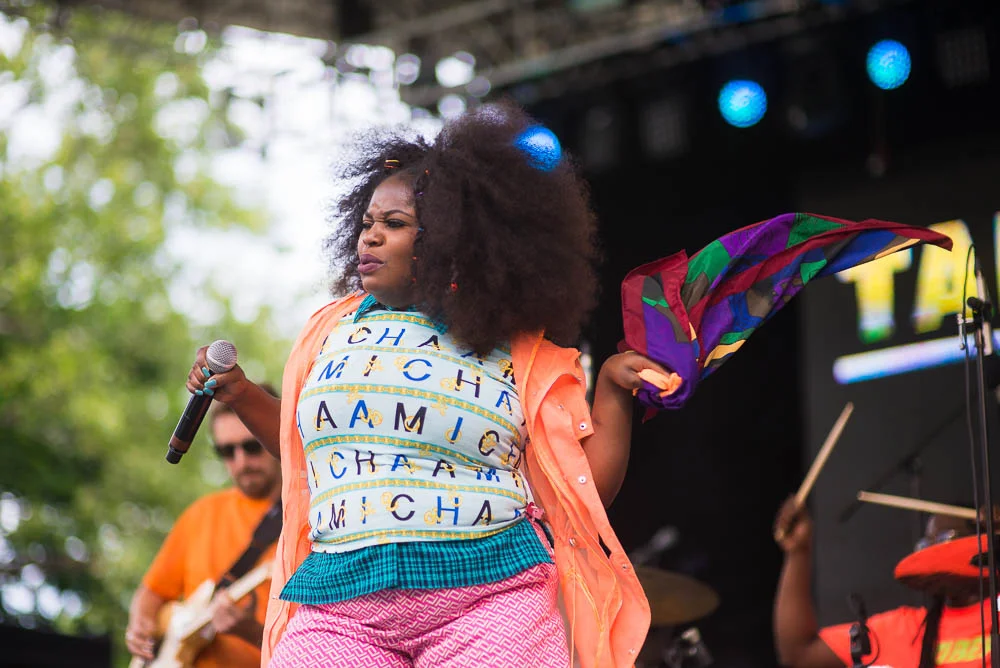 Tank and the Bangas at Rumsey Playfield in New York, NY on Sunday, June 25, 2017.