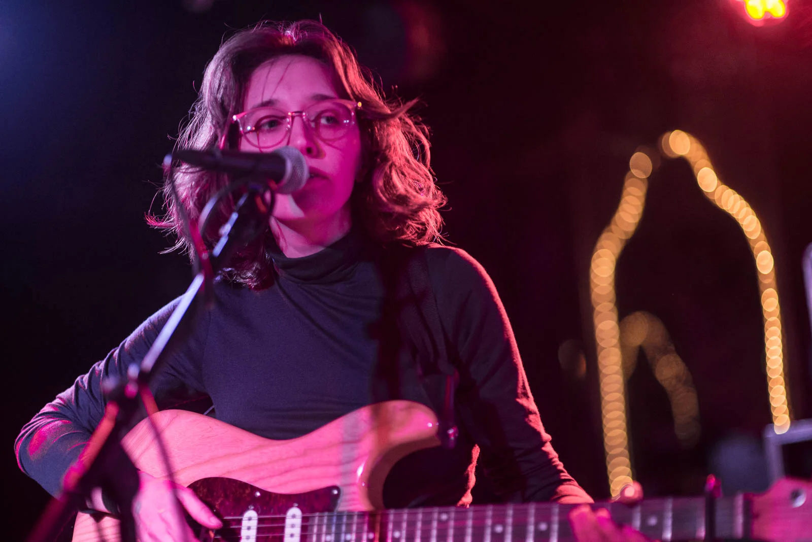 Lomelda at Brooklyn Bazaar on Friday, January 26, 2018.