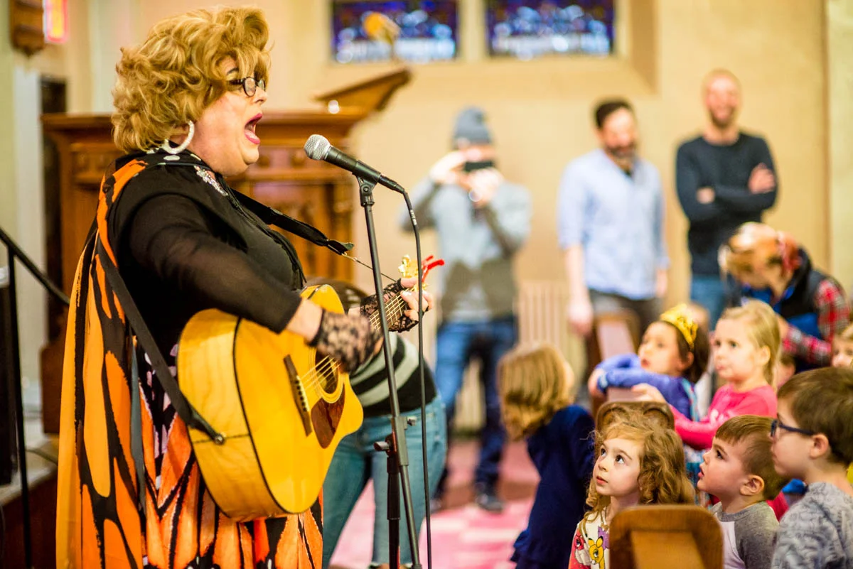 Drag Queen Story Hour at Park Church Co-op (January 21, 2018)