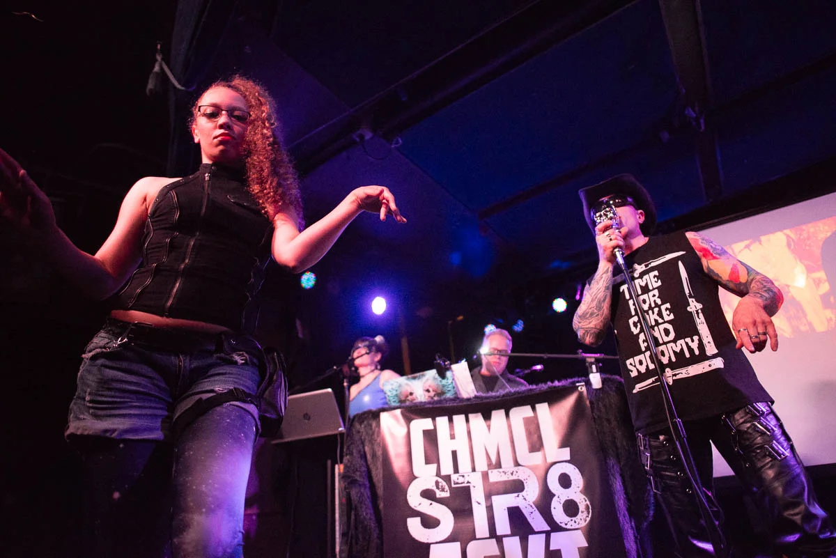 CHMCL STR8 JCKT at Knitting Factory