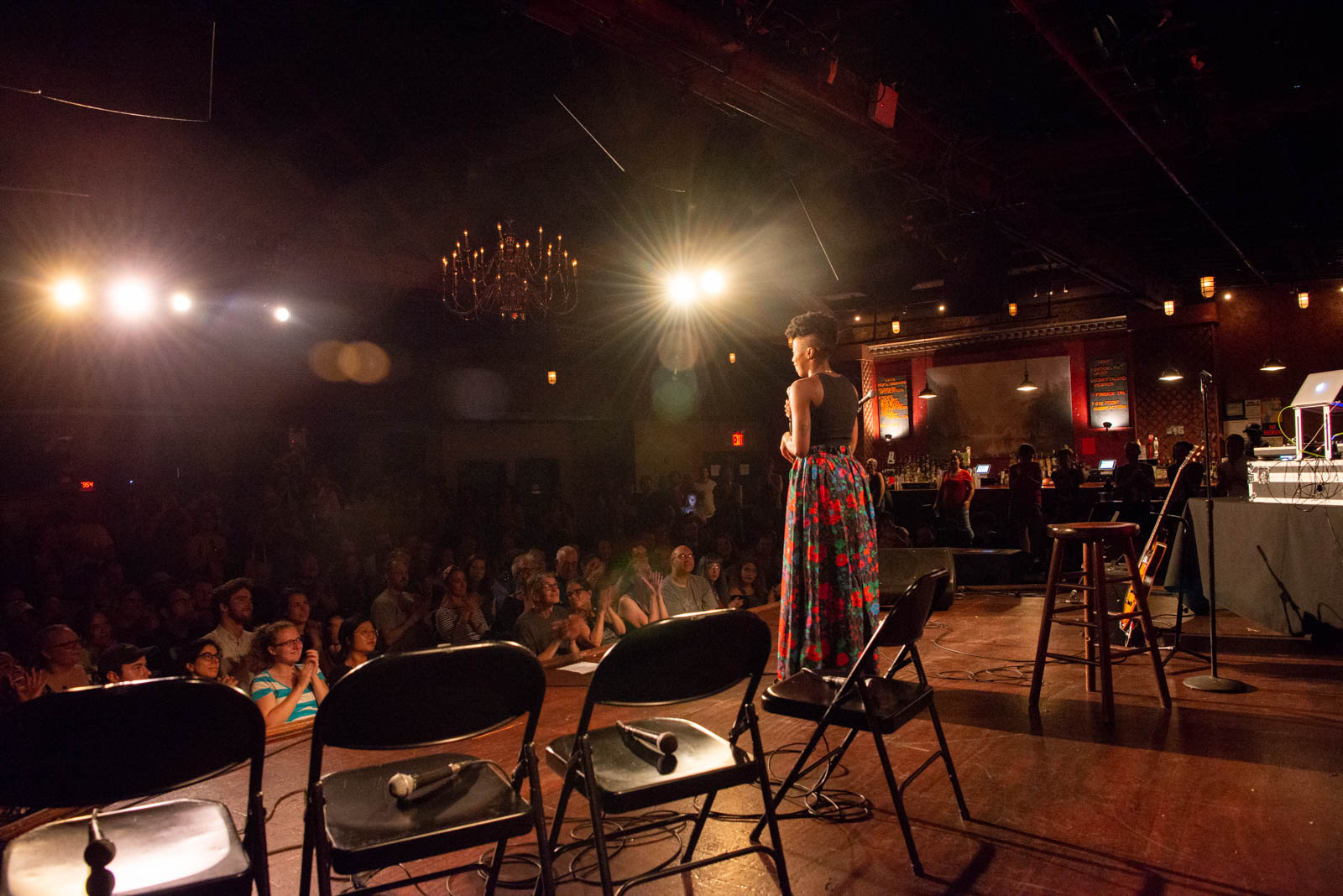 Sasheer Zamata closes The Final Sasheer Zamata Party Time at The Bell House on Sunday, July 15, 2018.
