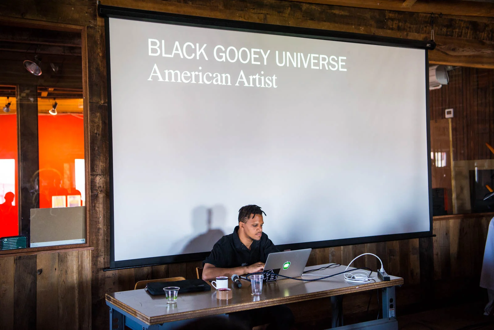 American Artist during Software For Artists Day at Pioneer Works (July 7, 2018)