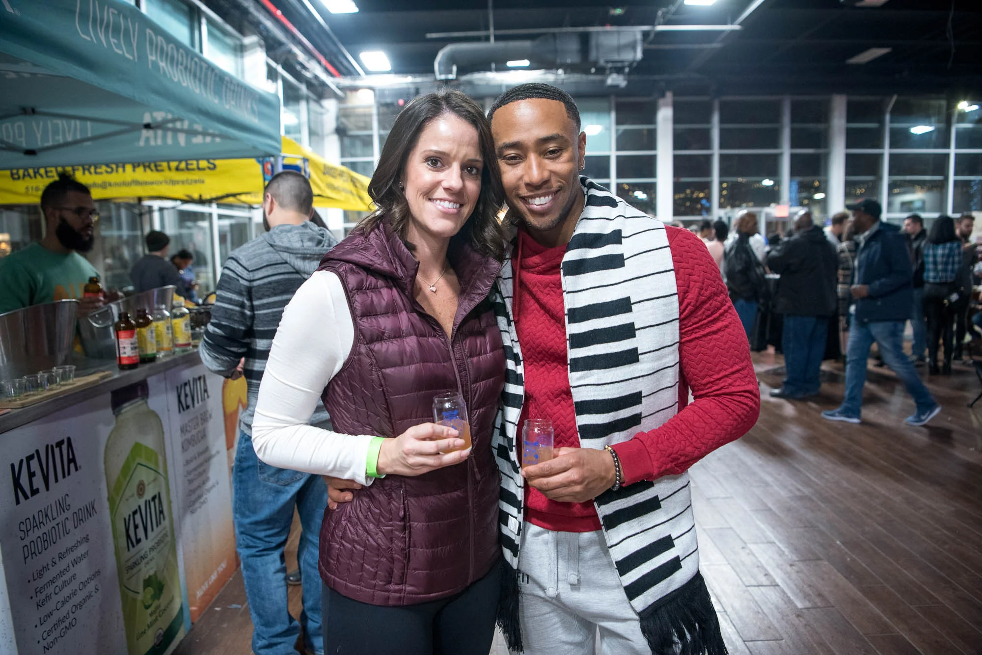 Winter couple at Winter Warmer at Brooklyn Expo Center on Saturday, February 2, 2019.