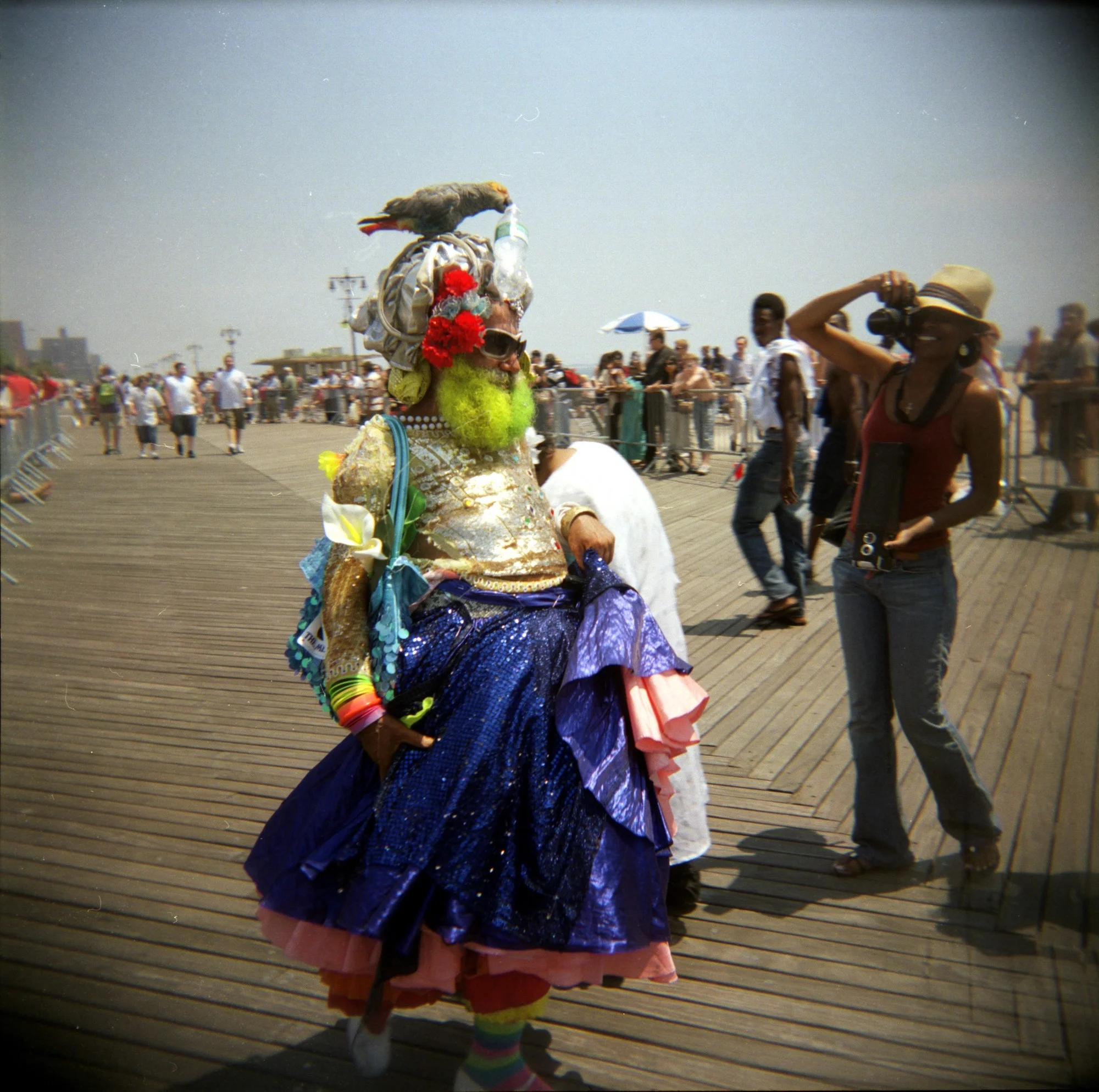 Ms. Columbia at Mermaid Parade on Saturday, June 21, 2008.