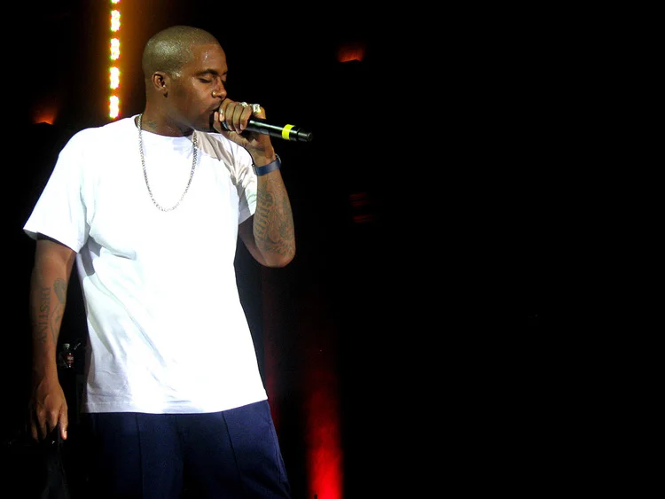 Nas performing at Capitale on Tuesday, October 7, 2008.