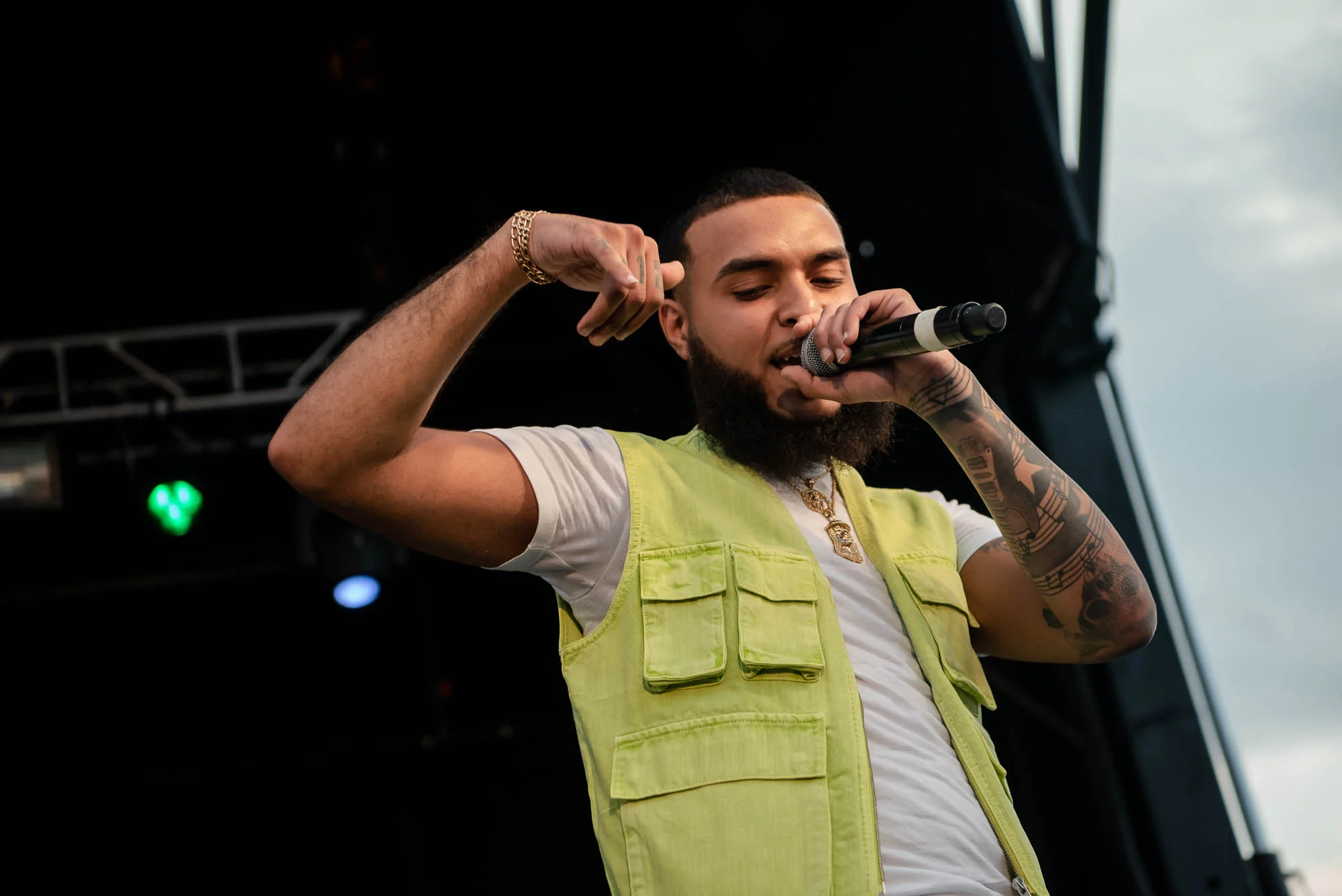 Korleone performs at Betsy Head Park in Brooklyn, NY on Friday, June 28, 2019.