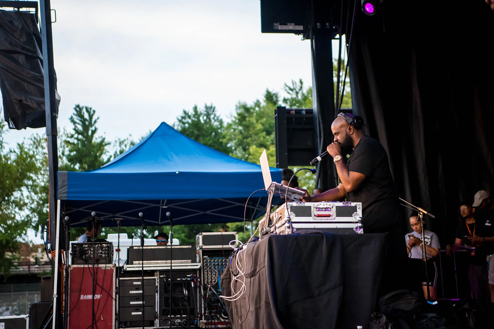DJ Funk Flex performs at Betsy Head Park in Brooklyn, NY on Friday, June 28, 2019.