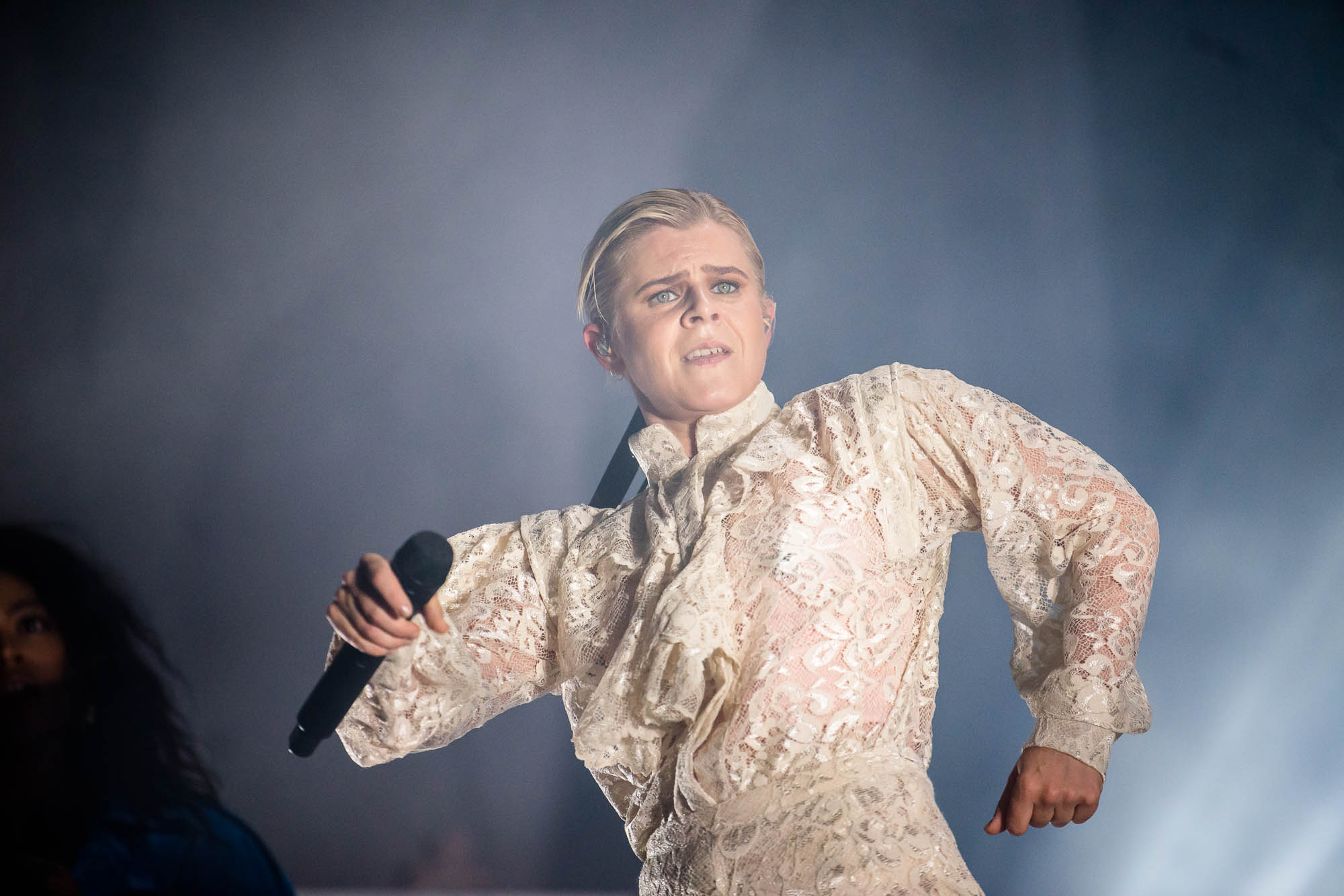 Robyn performing at Barclays Center on Friday, July 19, 2019.